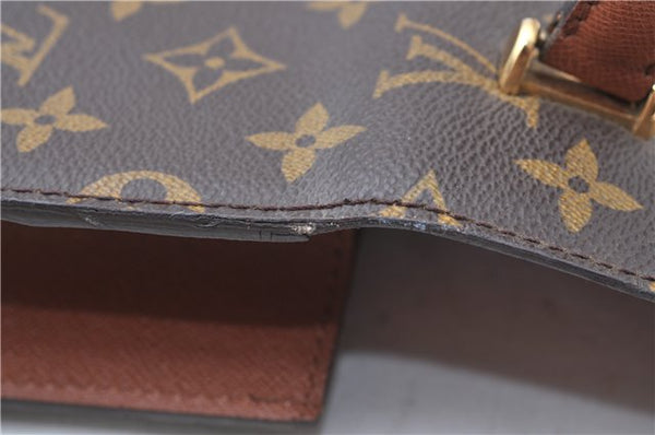 Authentic Louis Vuitton Monogram Malesherbes Hand Bag M51379 LV J0435