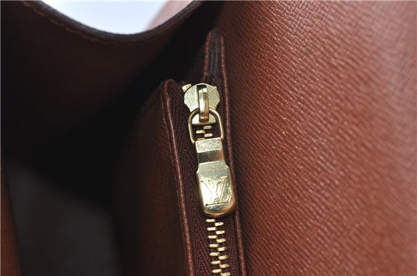 Authentic Louis Vuitton Monogram Malesherbes Hand Bag M51379 LV J0435