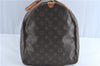 Authentic Louis Vuitton Monogram Keepall 55 Travel Boston Bag M41424 LV J0444
