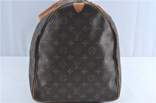 Authentic Louis Vuitton Monogram Keepall 55 Travel Boston Bag M41424 LV J0444