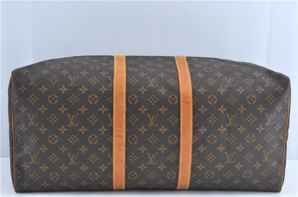 Authentic Louis Vuitton Monogram Keepall 55 Travel Boston Bag M41424 LV J0444