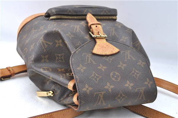 Authentic Louis Vuitton Monogram Montsouris MM Backpack M51136 LV J0452