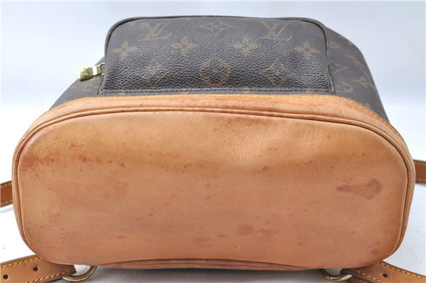 Authentic Louis Vuitton Monogram Montsouris MM Backpack M51136 LV J0452