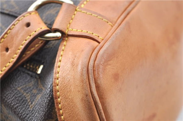 Authentic Louis Vuitton Monogram Montsouris MM Backpack M51136 LV J0452