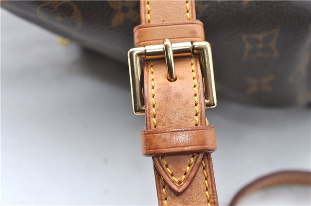 Authentic Louis Vuitton Monogram Montsouris MM Backpack M51136 LV J0452