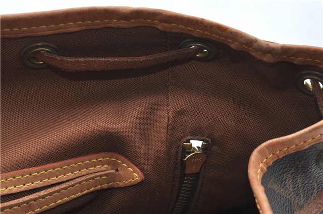 Authentic Louis Vuitton Monogram Montsouris MM Backpack M51136 LV J0452