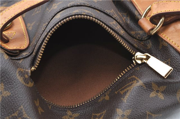 Authentic Louis Vuitton Monogram Montsouris MM Backpack M51136 LV J0452