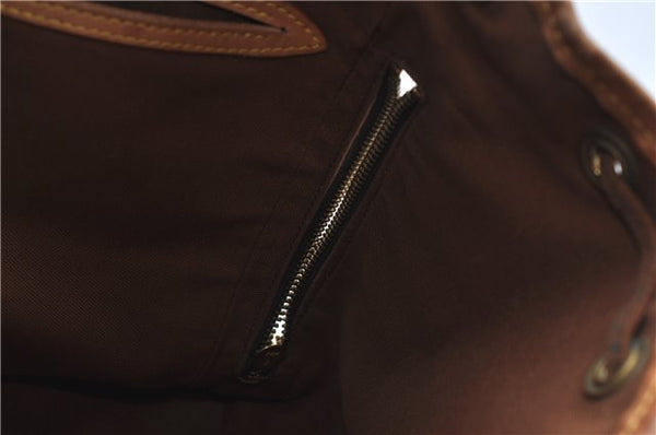 Authentic Louis Vuitton Monogram Montsouris MM Backpack M51136 LV J0452