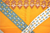Authentic HERMES Carre 90 Scarf "BRINS DOR" Silk Light Yellow Box J0455