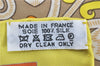 Authentic HERMES Carre 90 Scarf "BRINS DOR" Silk Light Yellow Box J0455