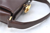 Authentic GUCCI Shoulder Hand Bag Purse Leather Brown J0458