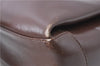 Authentic GUCCI Shoulder Hand Bag Purse Leather Brown J0458
