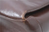 Authentic GUCCI Shoulder Hand Bag Purse Leather Brown J0458