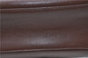 Authentic GUCCI Shoulder Hand Bag Purse Leather Brown J0458