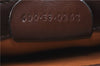 Authentic GUCCI Shoulder Hand Bag Purse Leather Brown J0458