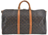 Auth Louis Vuitton Monogram Keepall Bandouliere 50 Boston Bag M41416 LV J0467