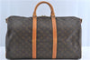 Auth Louis Vuitton Monogram Keepall Bandouliere 50 Boston Bag M41416 LV J0467