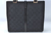 Authentic GUCCI Jackie Hand Tote Bag Purse GG Canvas Leather 0021065 Black J0481