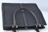 Authentic GUCCI Jackie Hand Tote Bag Purse GG Canvas Leather 0021065 Black J0481