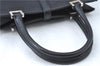 Authentic GUCCI Jackie Hand Tote Bag Purse GG Canvas Leather 0021065 Black J0481