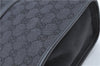 Authentic GUCCI Jackie Hand Tote Bag Purse GG Canvas Leather 0021065 Black J0481