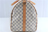 Auth Louis Vuitton Damier Azur Keepall Bandouliere 55 Boston Bag N41429 LV J0485