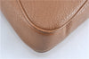 Authentic Ferragamo Leather Shoulder Hand Bag Purse Brown J0487