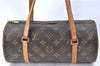 Authentic Louis Vuitton Monogram Papillon 28 Hand Bag LV J0488