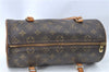 Authentic Louis Vuitton Monogram Papillon 28 Hand Bag LV J0488