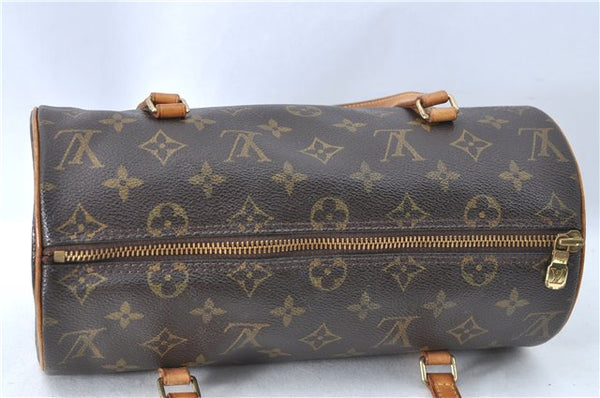 Authentic Louis Vuitton Monogram Papillon 28 Hand Bag LV J0488