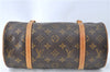 Authentic Louis Vuitton Monogram Papillon 28 Hand Bag LV J0488