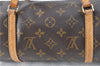 Authentic Louis Vuitton Monogram Papillon 28 Hand Bag LV J0488