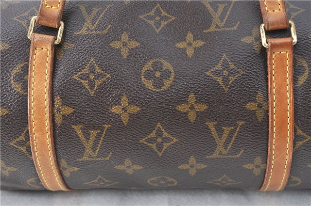 Authentic Louis Vuitton Monogram Papillon 28 Hand Bag LV J0488