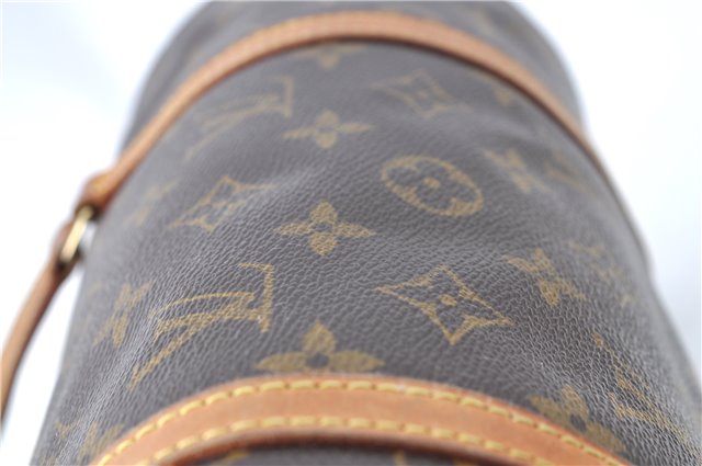 Authentic Louis Vuitton Monogram Papillon 28 Hand Bag LV J0488