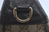 GUCCI Web Sherry Line Shoulder Hand Bag GG Canvas Leather 296851 Brown J0490