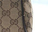 GUCCI Web Sherry Line Shoulder Hand Bag GG Canvas Leather 296851 Brown J0490
