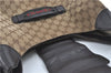 GUCCI Web Sherry Line Shoulder Hand Bag GG Canvas Leather 296851 Brown J0490