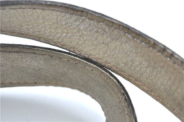 Authentic GUCCI Abbey Shoulder Tote Bag GG Canvas Leather 141472 Beige J0491