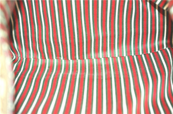 Authentic GUCCI Abbey Shoulder Tote Bag GG Canvas Leather 141472 Beige J0491