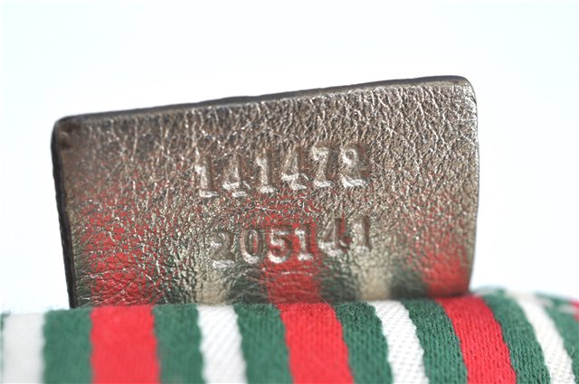 Authentic GUCCI Abbey Shoulder Tote Bag GG Canvas Leather 141472 Beige J0491