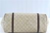 Authentic GUCCI Shoulder Tote Bag GG PVC Leather 197953 Ivory Beige J0495