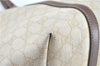 Authentic GUCCI Shoulder Tote Bag GG PVC Leather 197953 Ivory Beige J0495