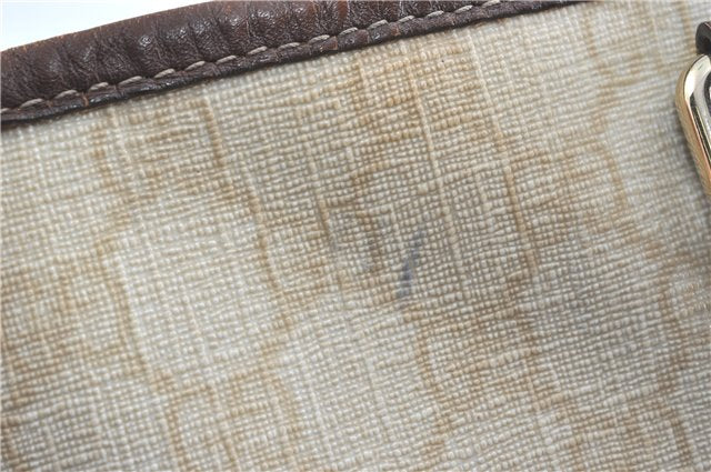 Authentic GUCCI Shoulder Tote Bag GG PVC Leather 197953 Ivory Beige J0495