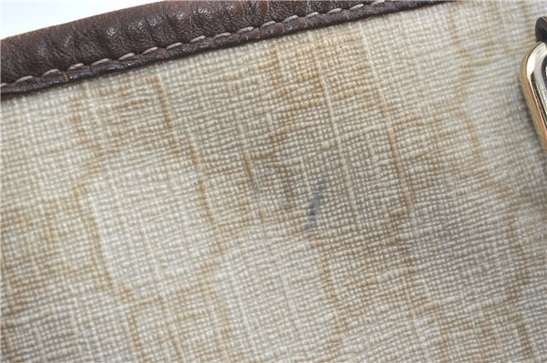 Authentic GUCCI Shoulder Tote Bag GG PVC Leather 197953 Ivory Beige J0495