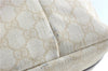 Authentic GUCCI Shoulder Tote Bag GG PVC Leather 197953 Ivory Beige J0495