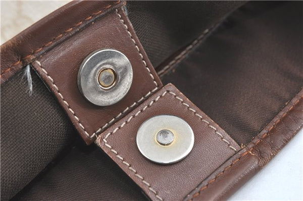 Authentic GUCCI Shoulder Tote Bag GG PVC Leather 197953 Ivory Beige J0495