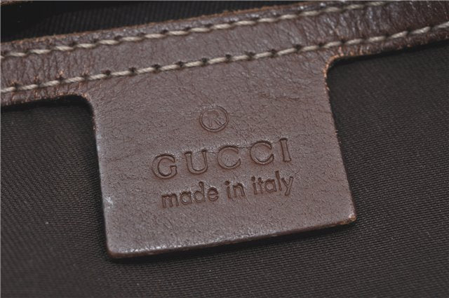 Authentic GUCCI Shoulder Tote Bag GG PVC Leather 197953 Ivory Beige J0495