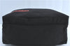 Authentic PRADA Sports Nylon Polyester Shoulder Cross Body Bag Black Gray J0500