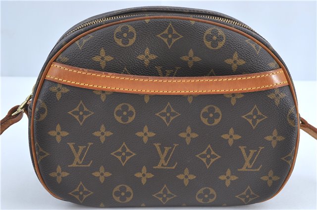 Authentic Louis Vuitton Monogram Blois Shoulder Cross Body Bag M51221 LV J0503