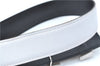 Authentic HERMES Constance Ladies Leather Belt 85cm 33.5inches White Black J0507